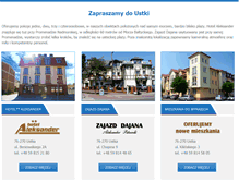 Tablet Screenshot of hotelaleksander.com.pl